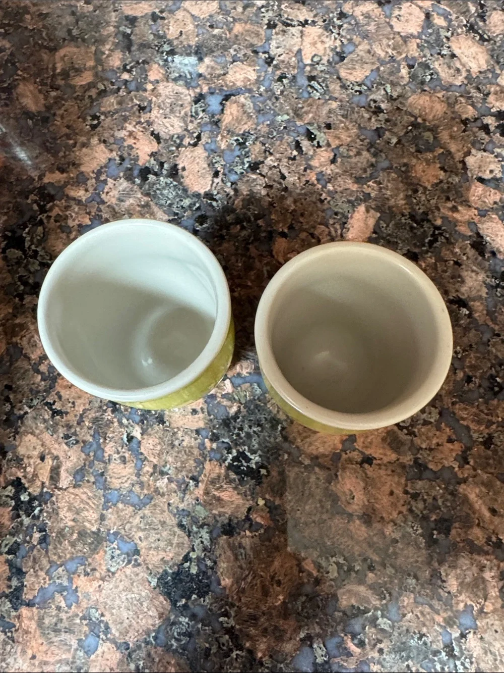 Caravella Limoncello logo shot glasses Espresso cups set of 2